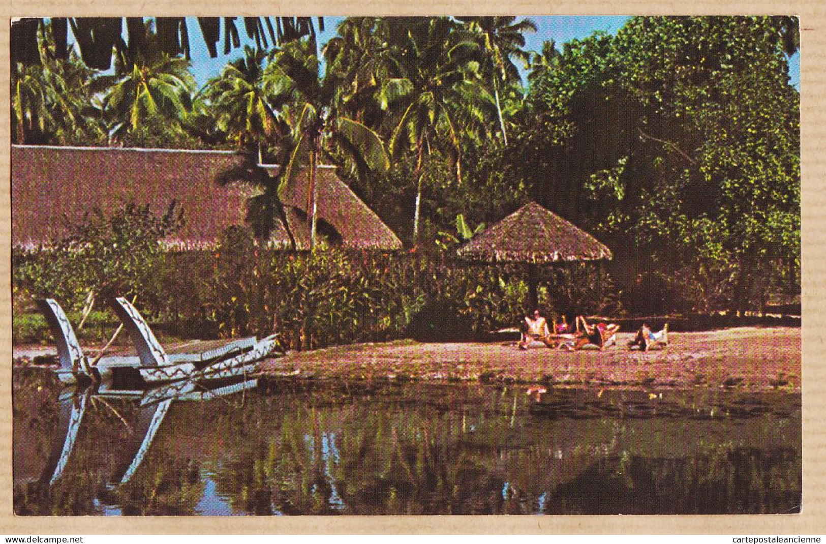 14931 /⭐ TAHITI Polynésie Française Pédalo Local Hotel BEL-AIR 1970s Correspondance Militaire Jean-François-Photo SOUNAM - Tahiti