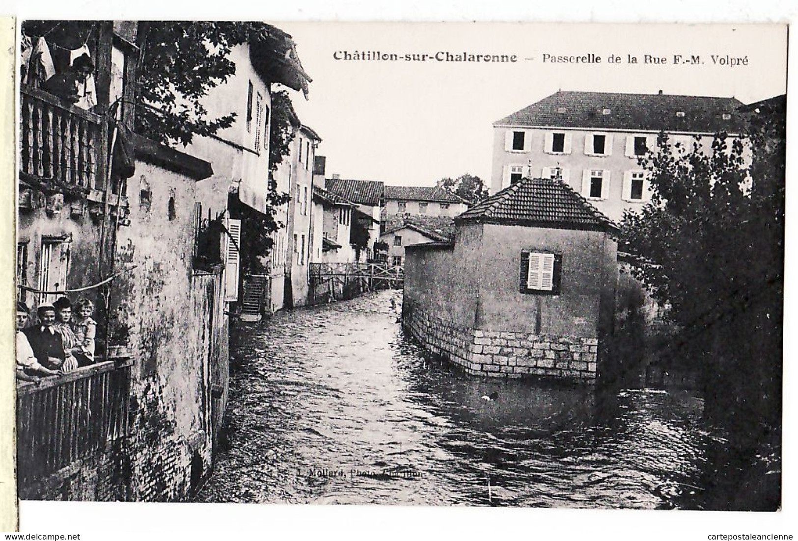 14561 / CHATILLON-sur-CHALARONNE Ain Passerelle De La Rue F-M 1910s- VOLPRE MOLLARD - Châtillon-sur-Chalaronne