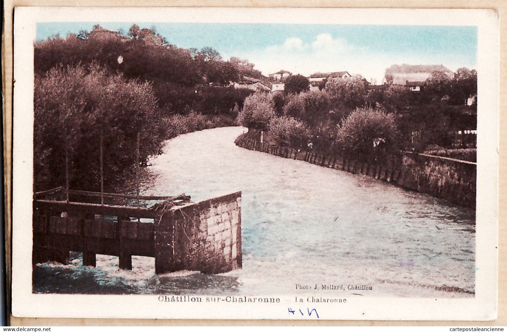 14559 / CHÂTILLON -sur-CHALARONNE Ain Photo MOLLARD 1930s à CECIL FAURE Fonton Redirigée Montpellier  - Châtillon-sur-Chalaronne
