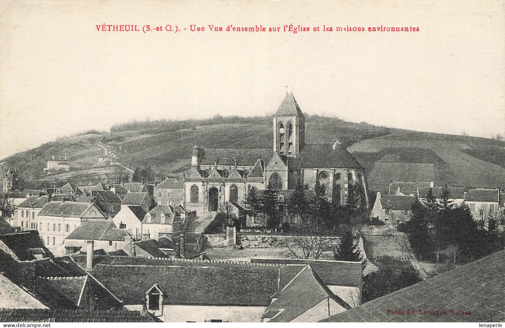 D5619 Vétheuil Une Vue D'ensemble - Vetheuil