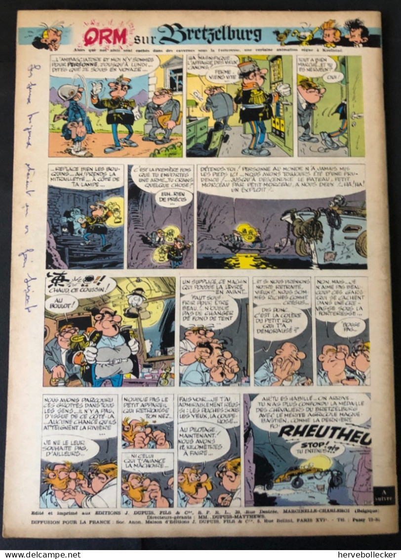 Spirou Hebdomadaire N° 1338 - 1963 - Spirou Magazine