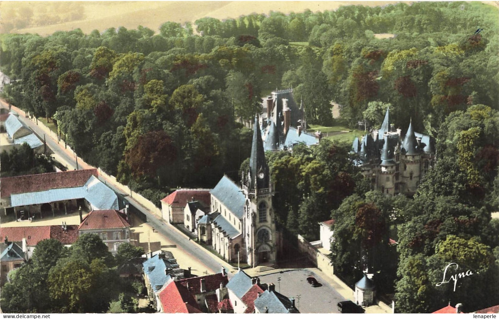 D5626 Vigny Le Chateau Par Avion - Vigny