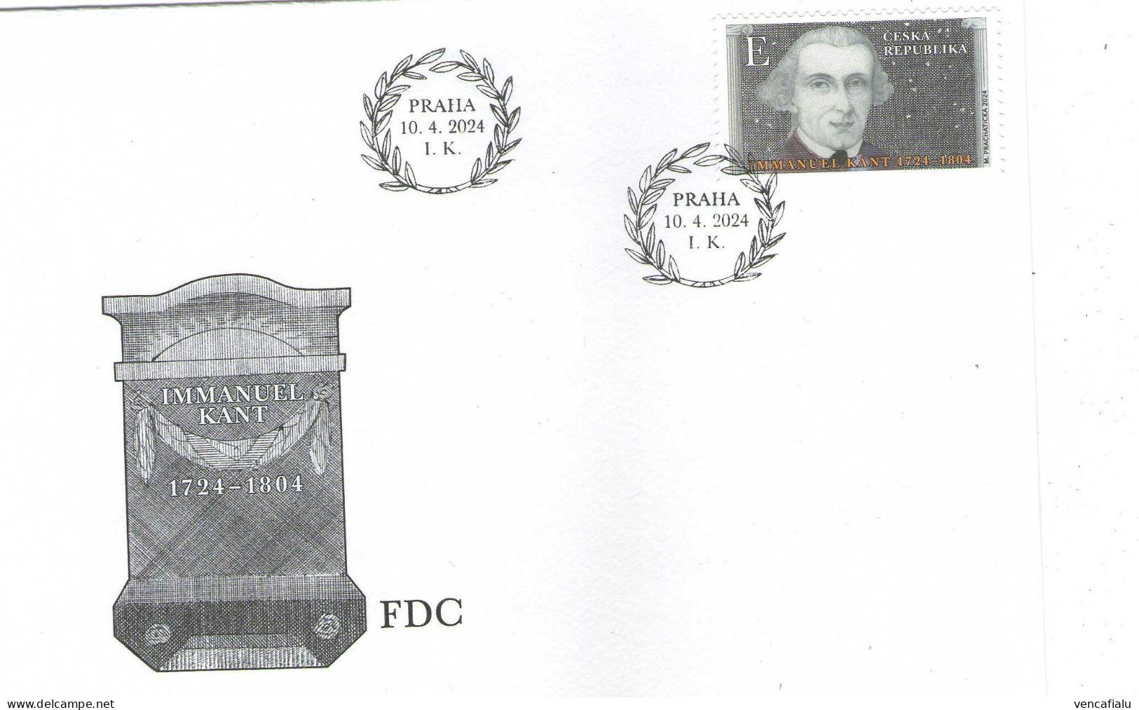 Year 2024 - Immanuel Kant, FDC - FDC