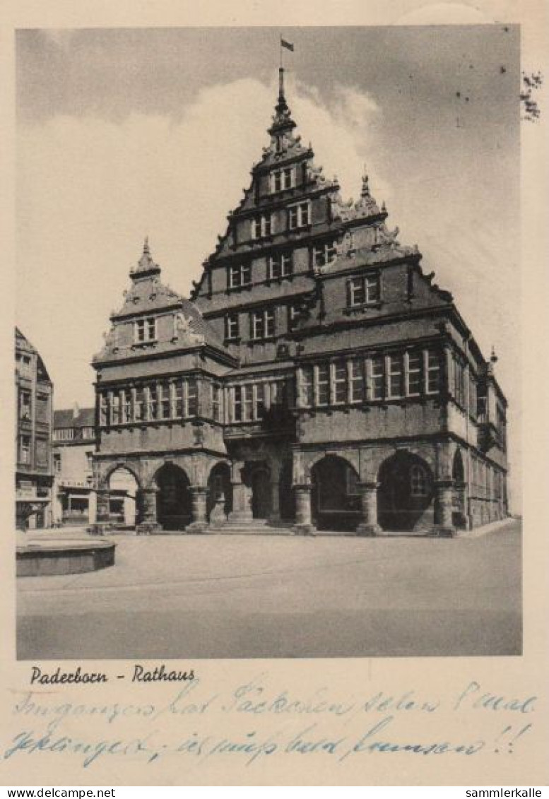 80773 - Paderborn - Rathaus - Ca. 1955 - Paderborn