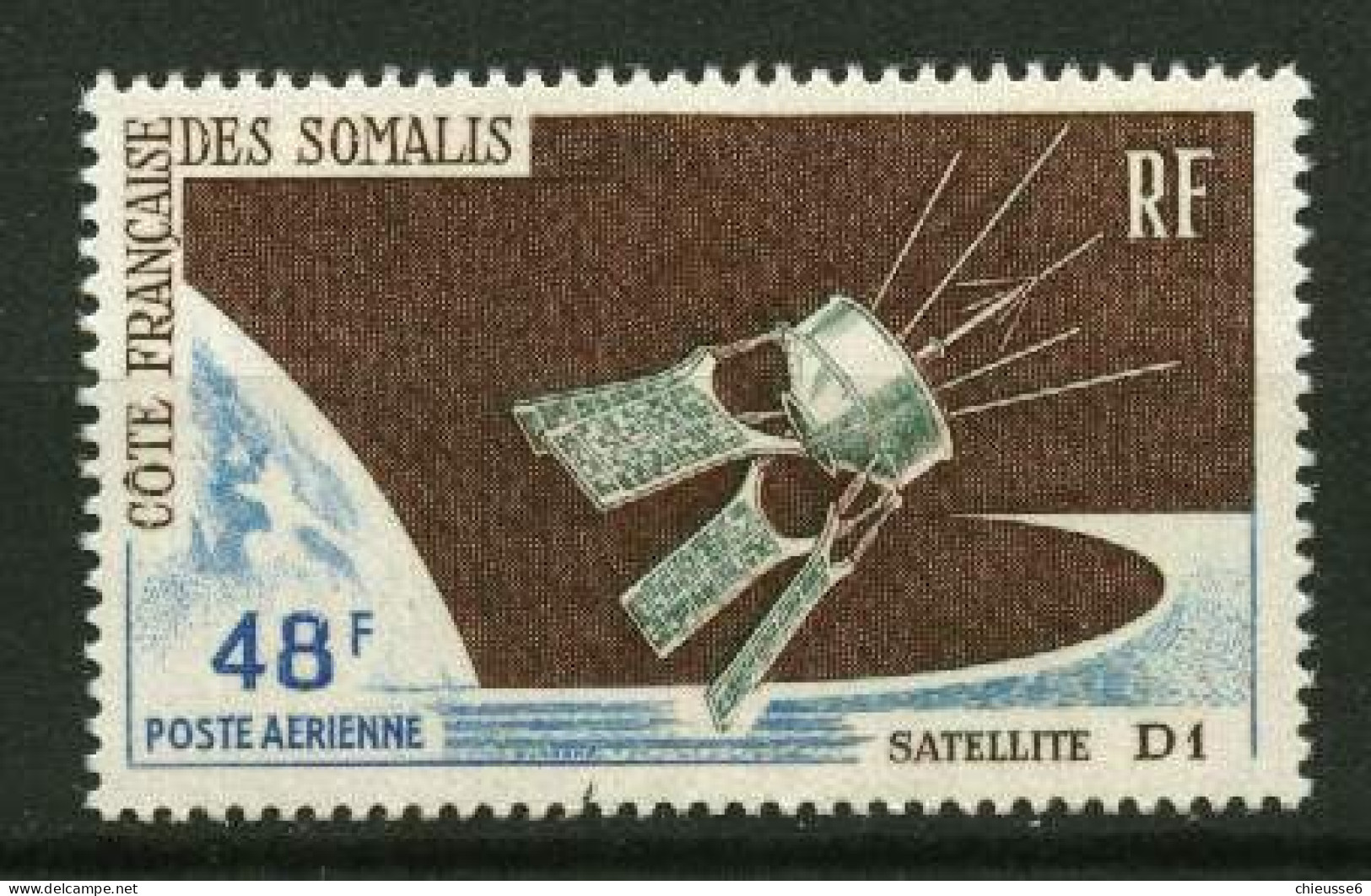 Cotes Francaises Des Somais ** PA 48 Satellite D1 - Unused Stamps