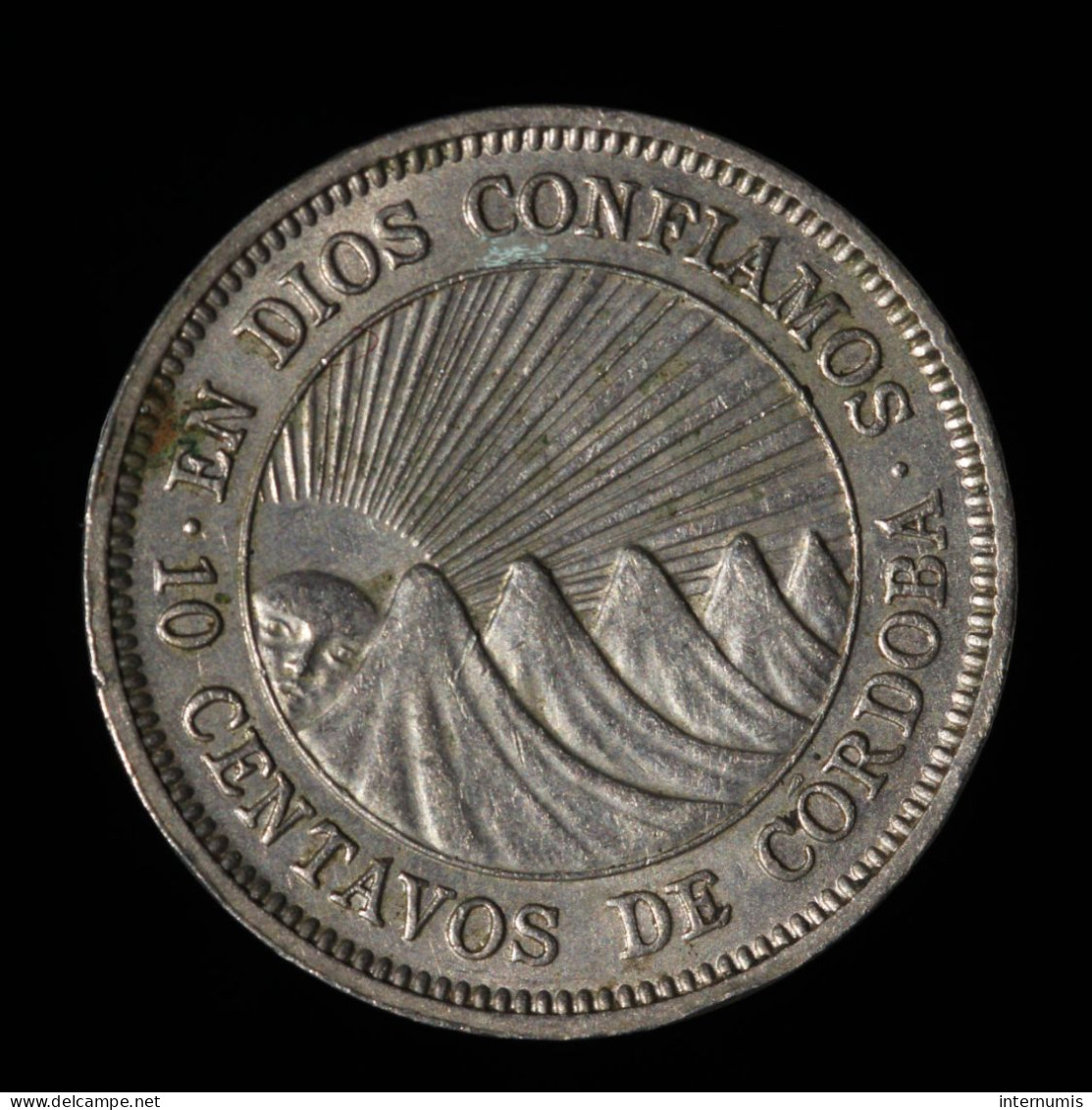  Nicaragua, , 10 Centavos, 1965, , Cu-N (Copper-Nickel), TTB+ (AU),
KM#17.2 - Nicaragua