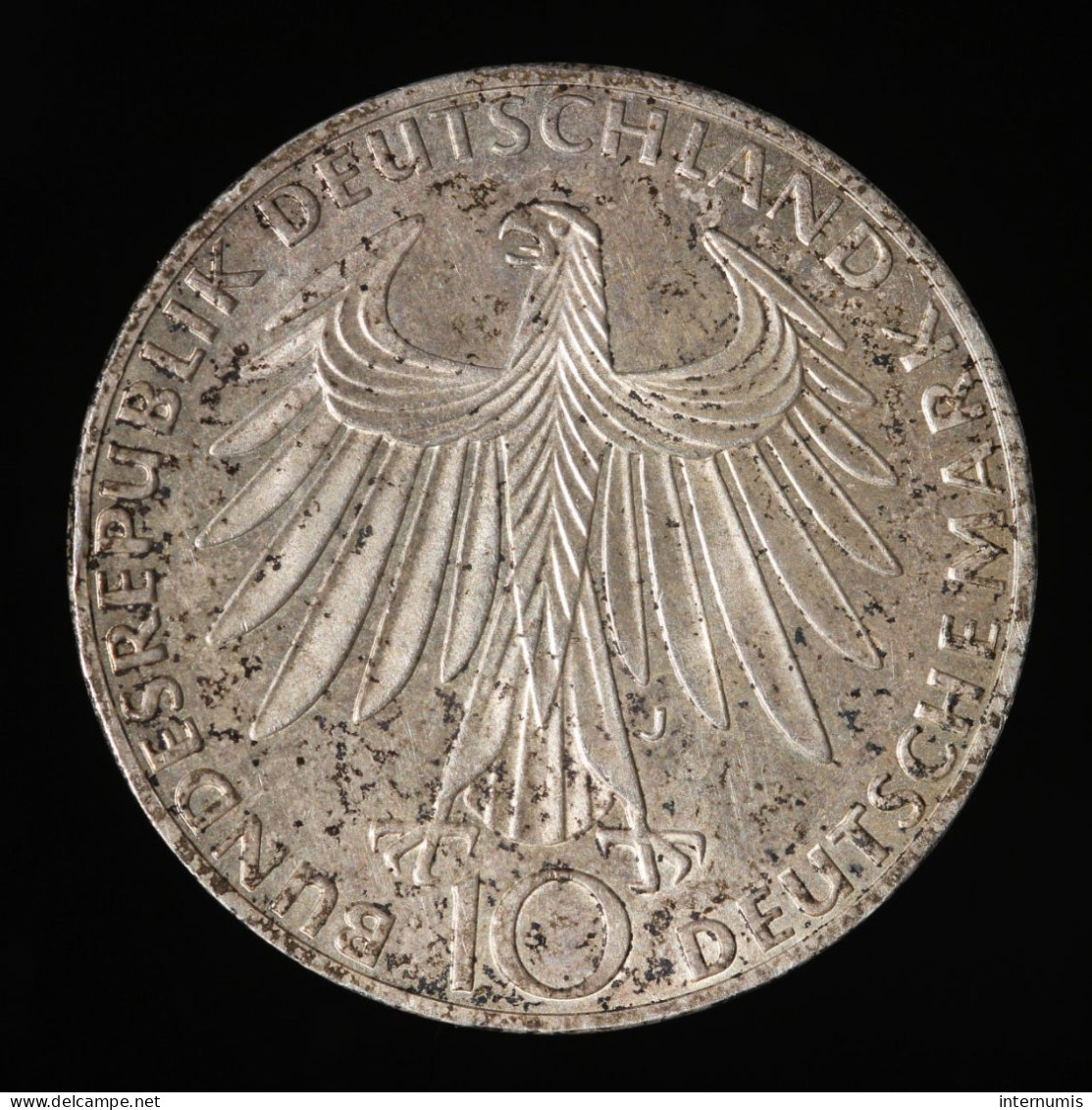  Allemagne / Germany, Olympiques / Olympics - Munich, 10 Deutsche Mark, 1972, Hamburg, Argent (Silver), NC (UNC),
KM#132 - 5 Marcos