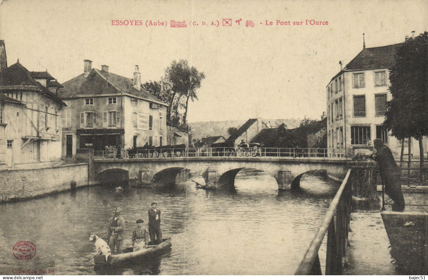 Essoyes - Le Pont Sur L'Ource "barque" - Essoyes
