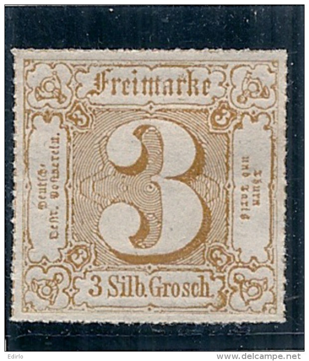 ALLEMAGNE  TOUR  Et TAXIS  - N°25 Bistre   Côte 3&euro; Sans Gomme - Mint