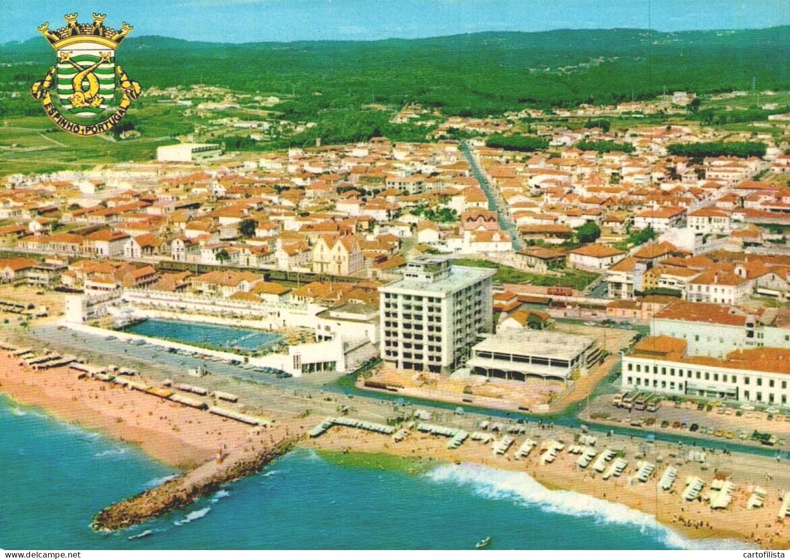 ESPINHO - Vista Parcial Aérea  (2 Scans) - Aveiro