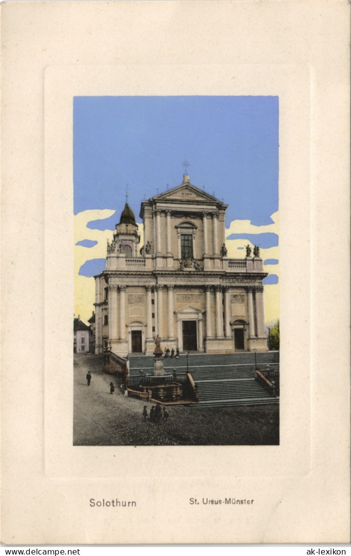 Ansichtskarte Solothurn Soleure&#47; Soletta St. Ursus-Münster 1920 - Autres & Non Classés