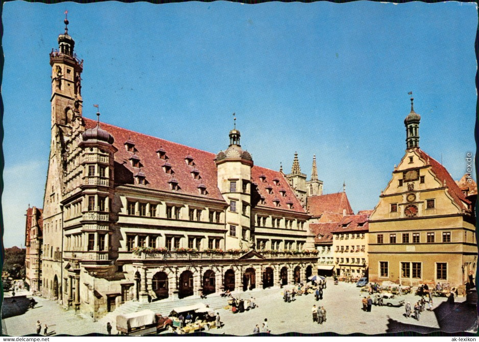 Ansichtskarte Rothenburg Ob Der Tauber Rathaus 1963 - Rothenburg O. D. Tauber