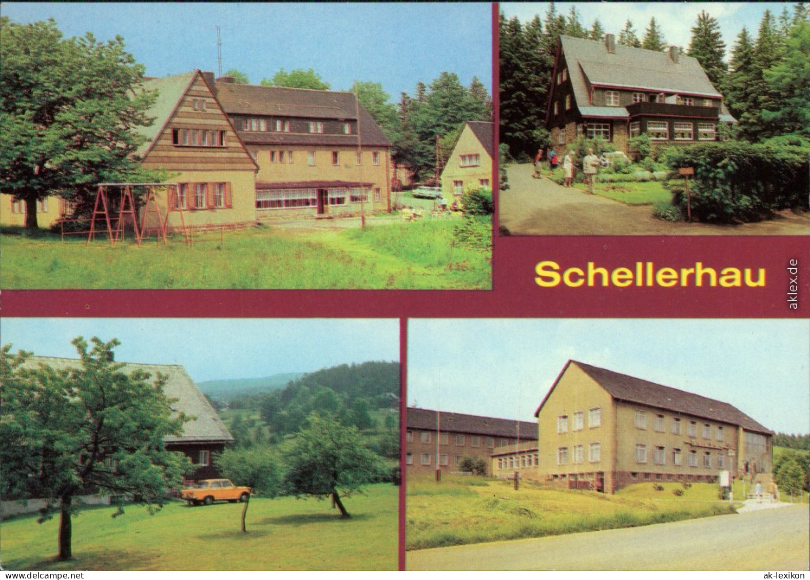 Schellerhau Altenberg (Erzgebirge) Ferienheim  FDGB-Erholungsheim "Casino" 1981 - Schellerhau