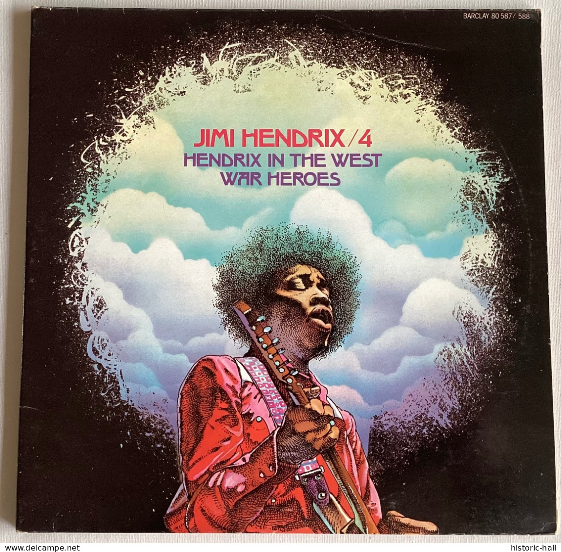 JIMI HENDRIX - Hendrix In The West / War Heroes - 2 LP - 1972 - French Press - Hard Rock En Metal