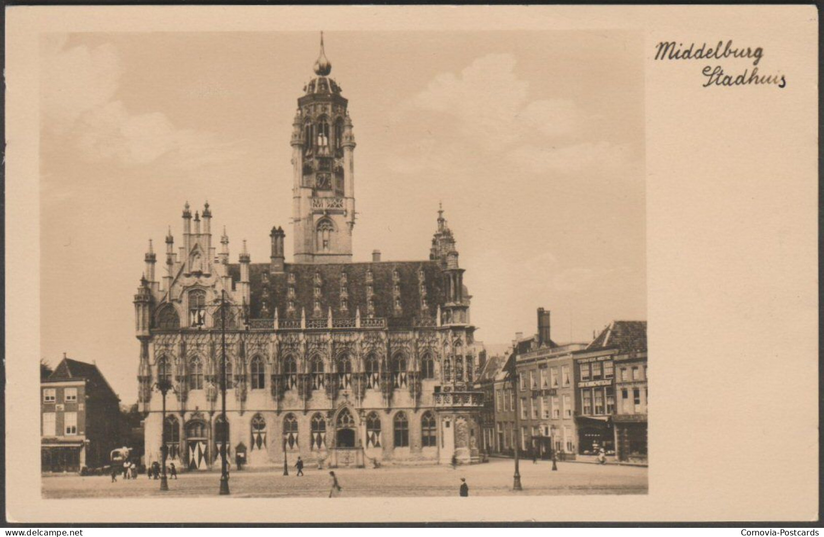 Stadhuis, Middelburg, C.1930 - Finsy & Zoon Foto Briefkaart - Middelburg