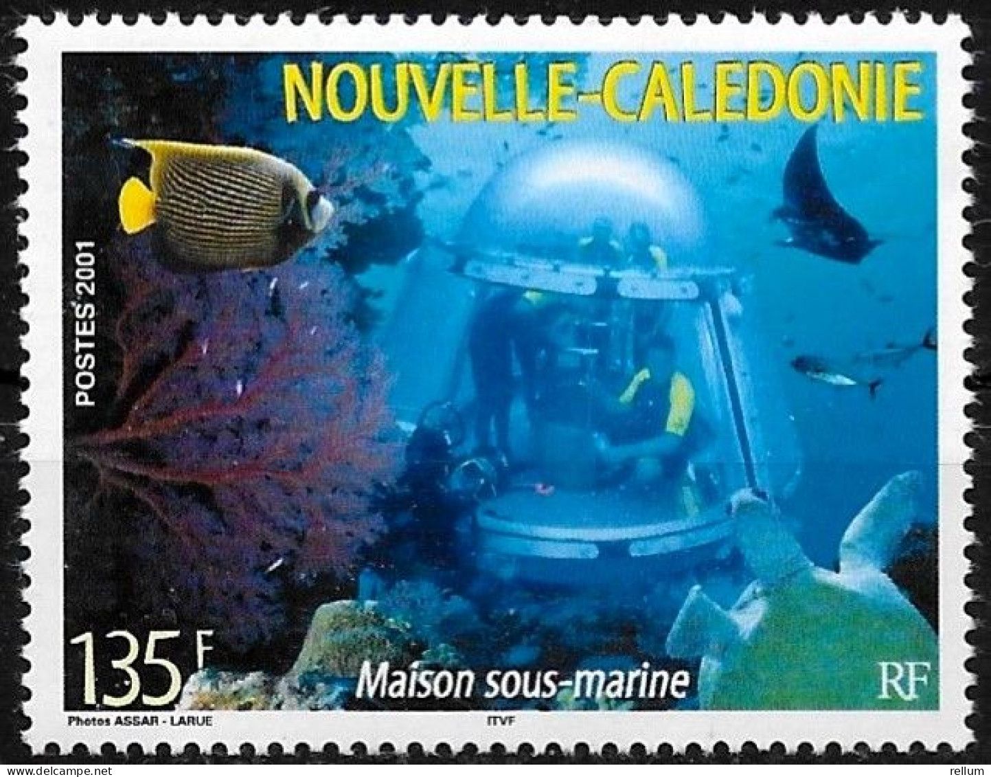 Nouvelle Calédonie 2001 - Yvert Et Tellier Nr. 852 - Michel Nr. 1248 ** - Unused Stamps