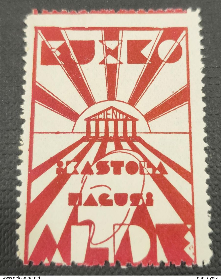 EUSKADI. EDIFIL 35 **. SIN VALOR EN COLOR ROJO EUSKO IKASTOLA, NAGUSI ALDE. - Emisiones Repúblicanas