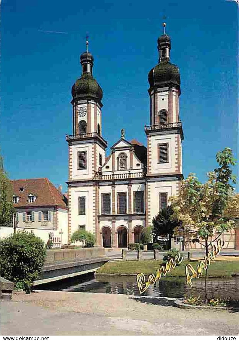 67 - Ebersmunster  - L'église Abbatiale - La Façade - CPM - Voir Scans Recto-Verso - Ebersmunster