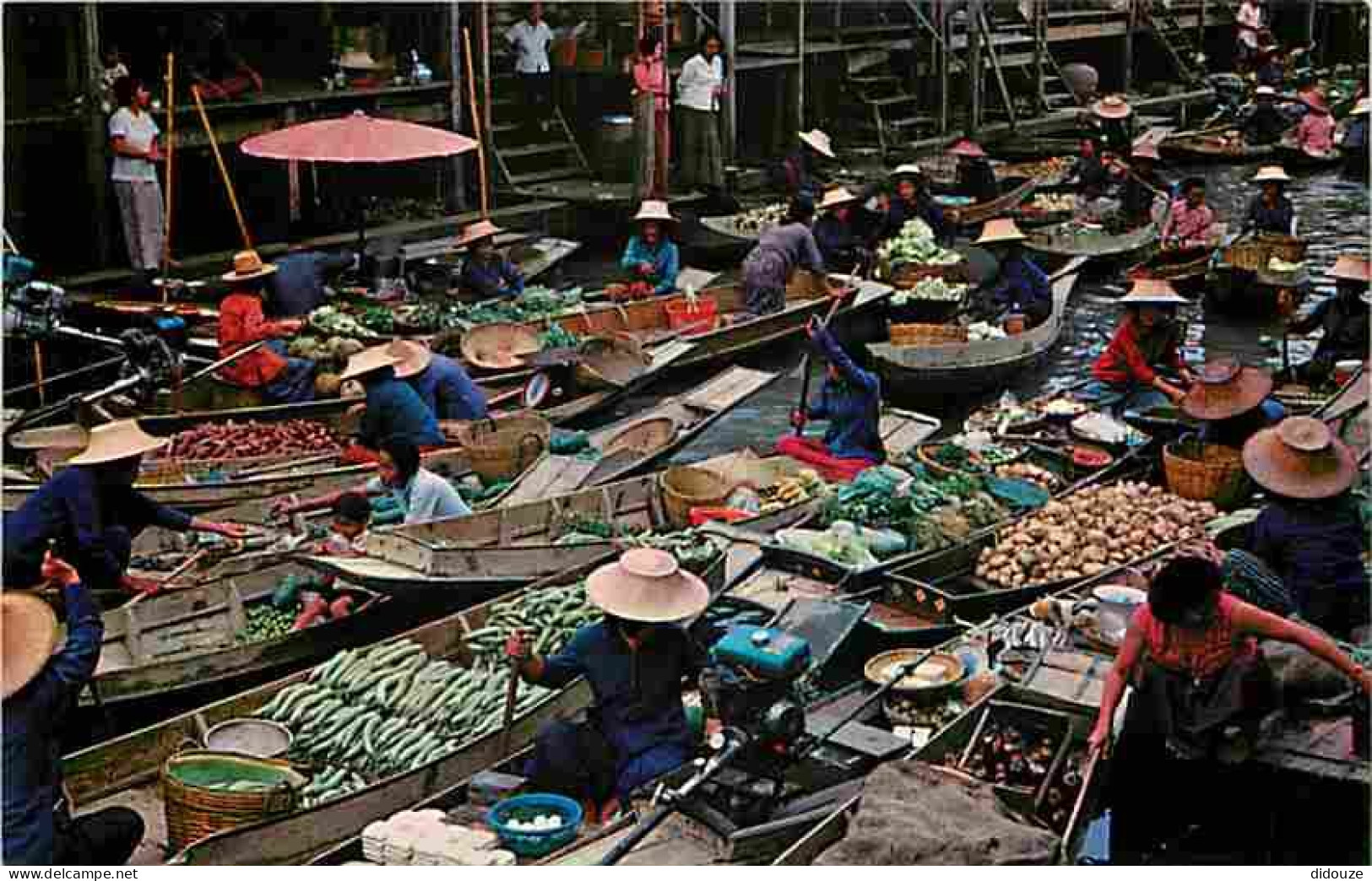 Thailande - Damnernsaduak Floating Market - Rajburi Province - Marché Sur L'eau - Légumes - Carte Neuve - CPM - Voir Sca - Thailand