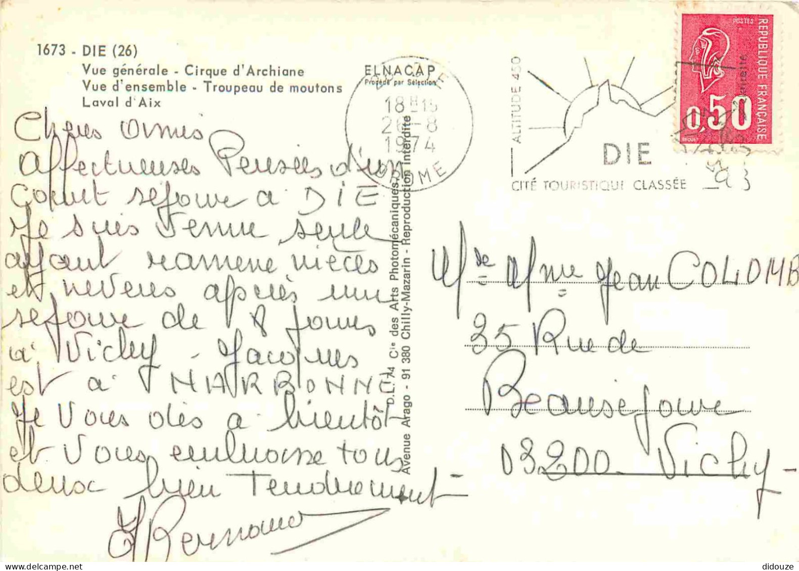 26 - Die - Multivues - Blasons - CPM - Voir Scans Recto-Verso - Die