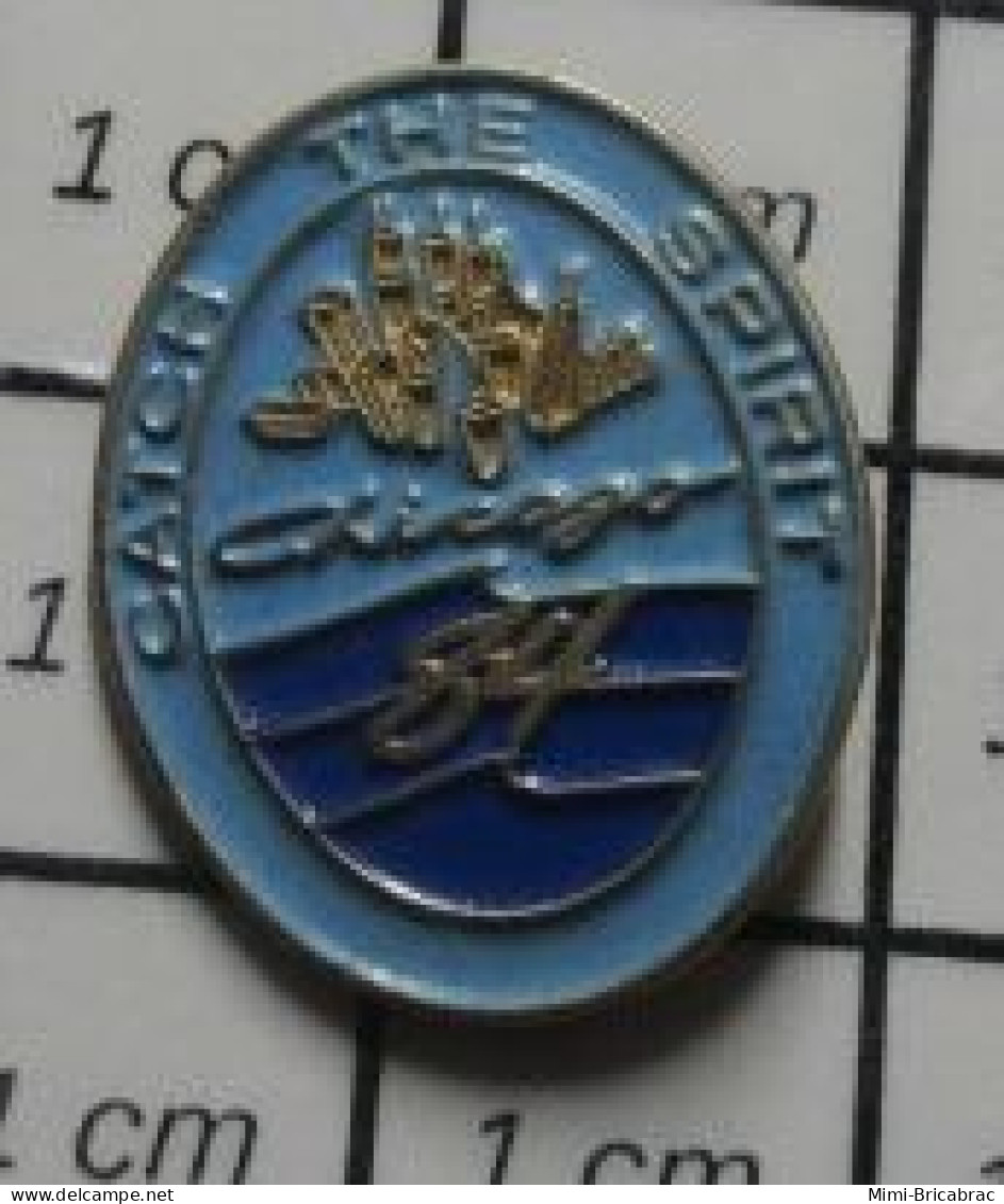 713A Pin's Pins / Beau Et Rare : VILLES / USA ILLINOIS CHICAGO CATCH THE SPIRIT - Cities