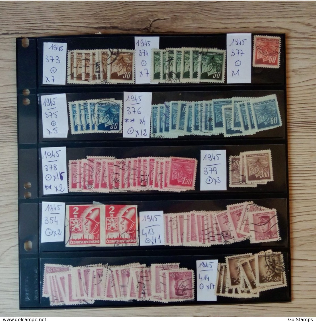 Stamps Czechoslovakia 1945 Do 1949 - Rare Selection Small Price - Gebruikt
