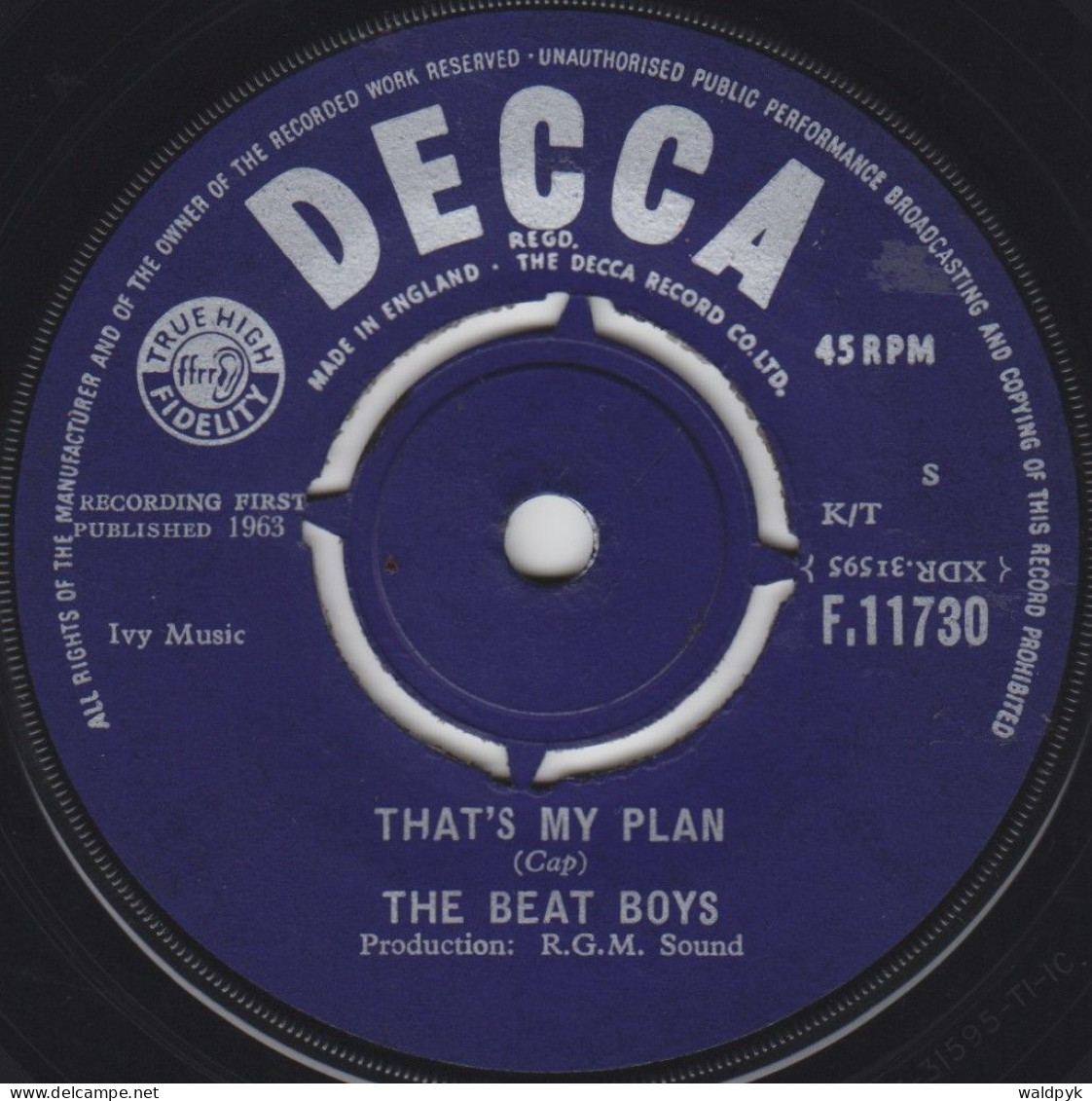 THE BEAT BOYS - That's My Plan - Altri - Inglese