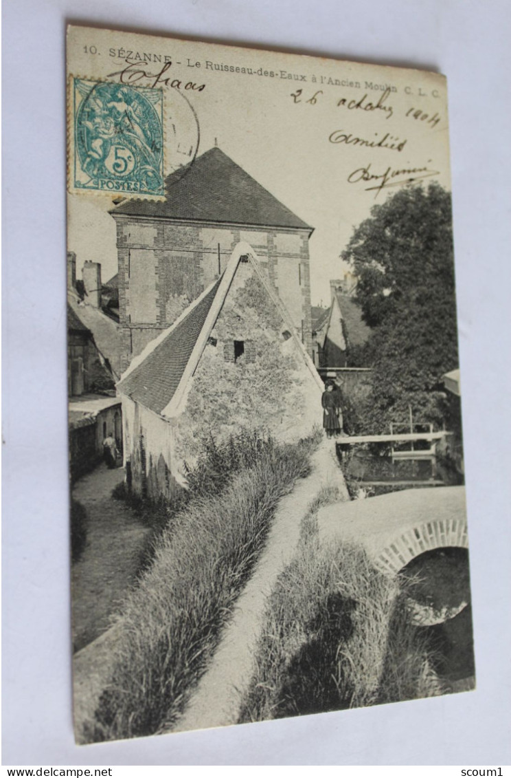 Sézanne - Le Ruisseau Des Eaux à L'ancien Moulin - 1904 - Sezanne