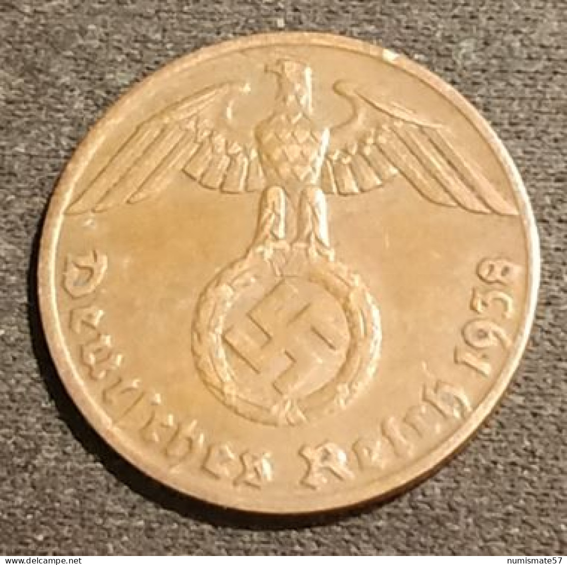 ALLEMAGNE - GERMANY - 1 REICHSPFENNIG 1938 J - KM 89 - 1 Reichspfennig