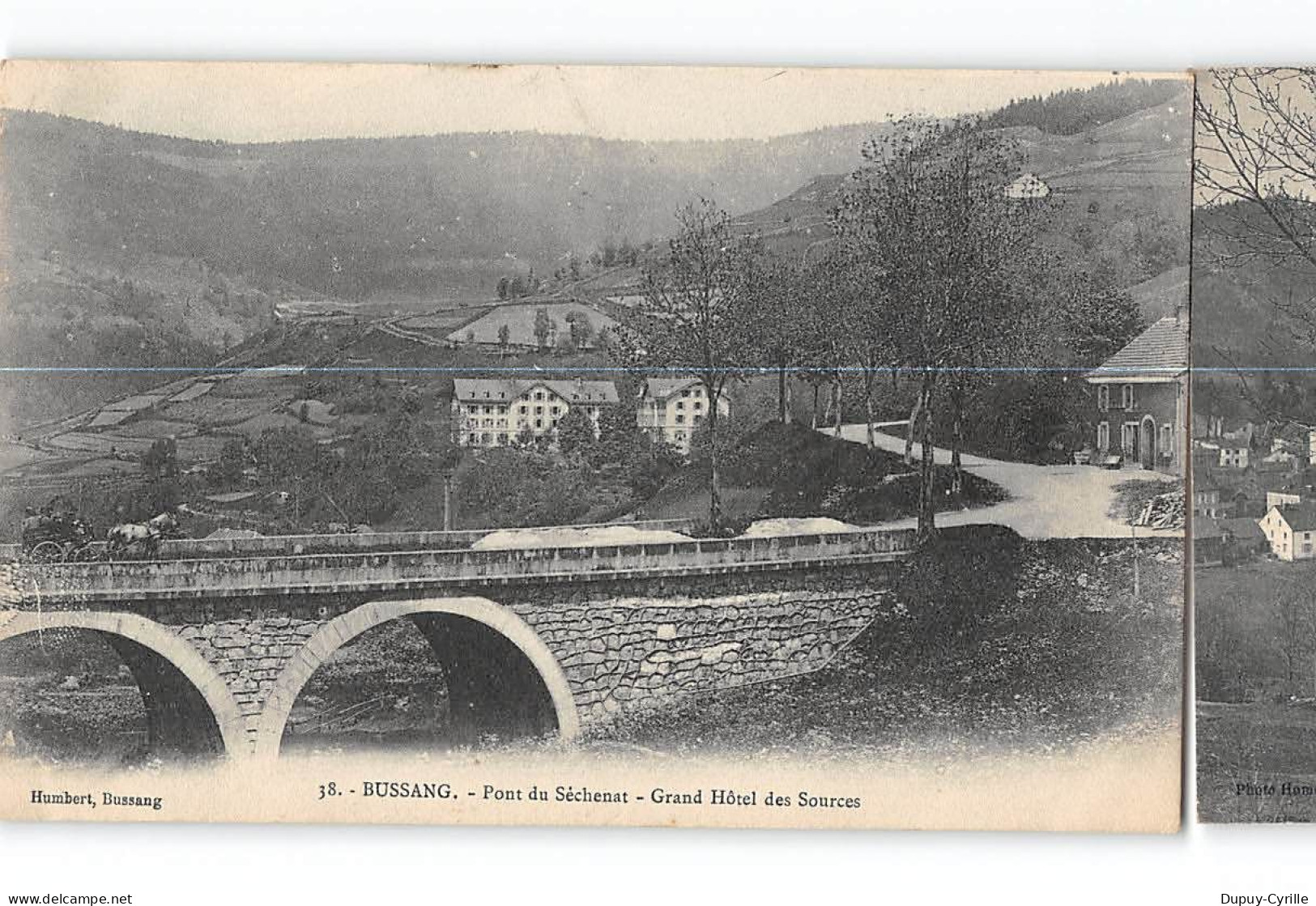 BUSSANG - Pont Du Séchenat - Grand Hôtel Des Sources - Très Bon état - Bussang