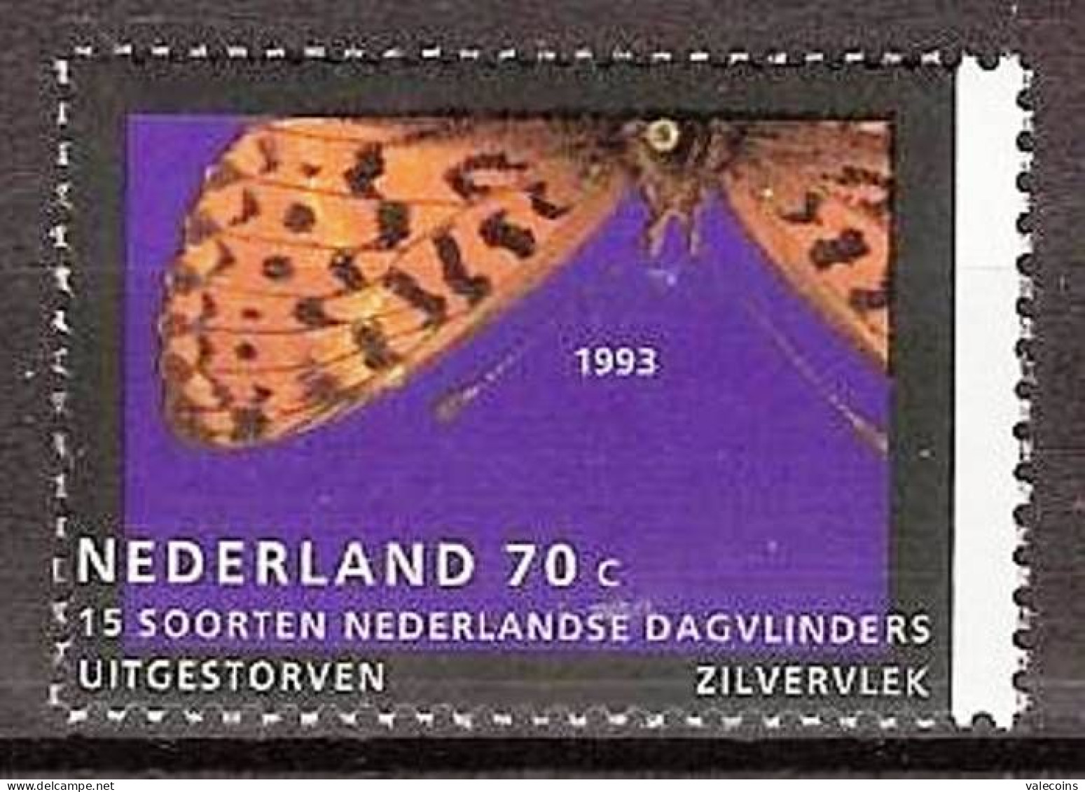 PAESI BASSI NETHERLANDS - 1993 - Boloria Euphrosyne - Stamp MNH - MyRef:GV - Ongebruikt