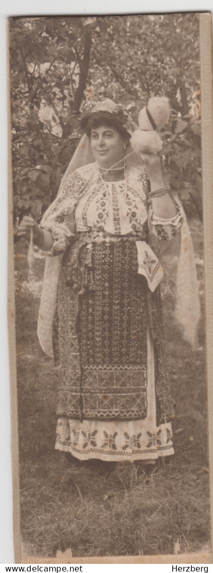 Romania - CDV Foto - Arges Campulung Muscel - Costum Popular Port Popular Muscelean  Atelier Victoria Bucuresti 1880 - Rumänien
