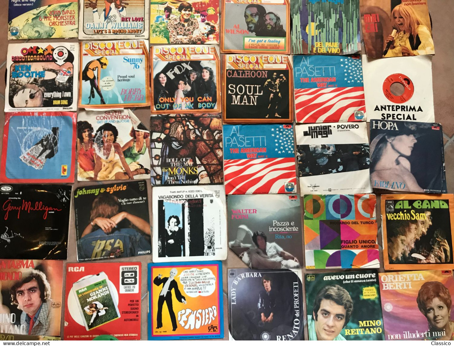 Collezione Di Dischi Vinile Vintage 45giri 1960/70 - Other & Unclassified