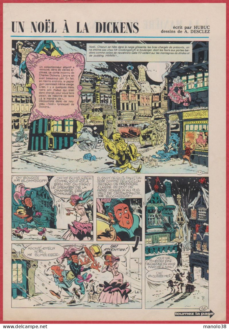 Un Noël à La Dickens. Un Conte Inconnu De Charles Dickens. BD. Bande Dessinée. Histoire Complète. 1970. - Sammlungen