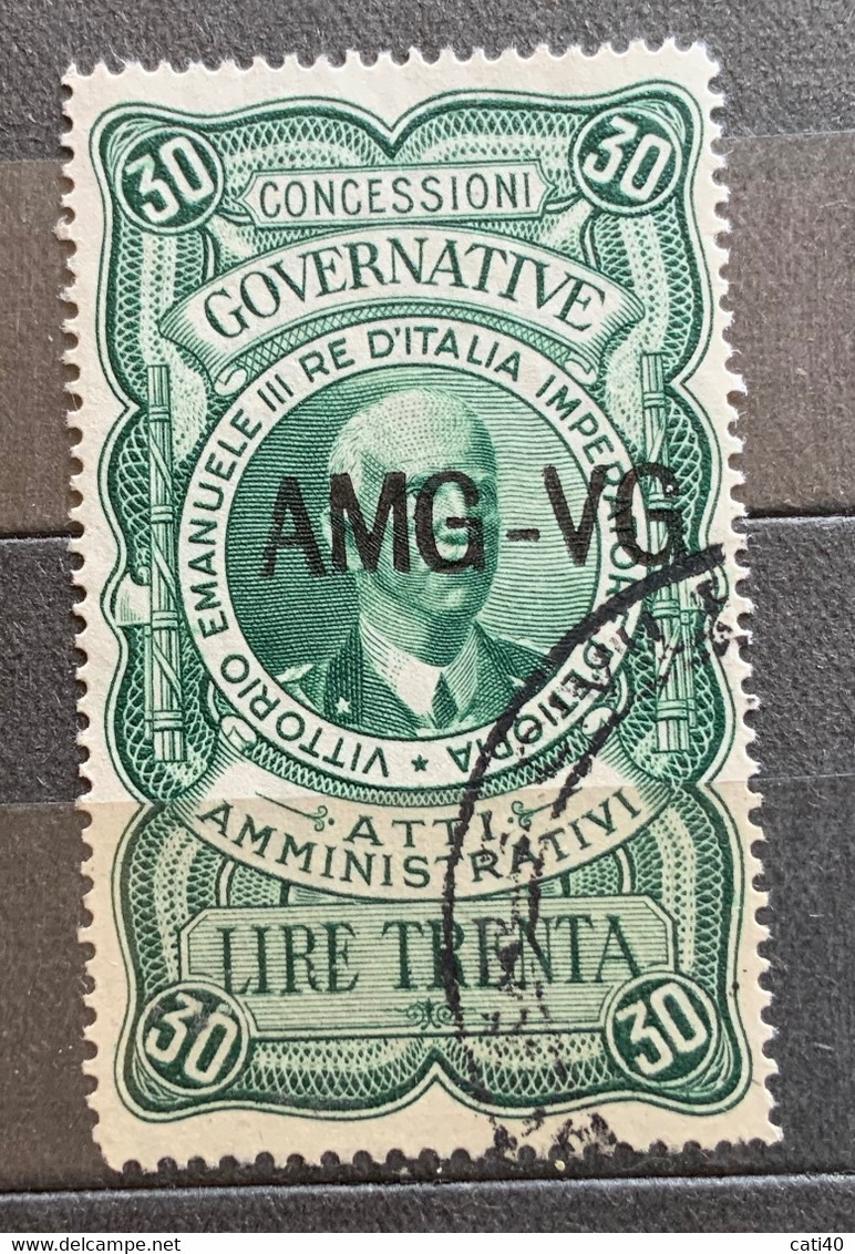 TRIESTE A - AMG VG - MARCA DA BOLLO  ATTI AMMINISTRATIVI LIRE 10 - Revenue Stamps