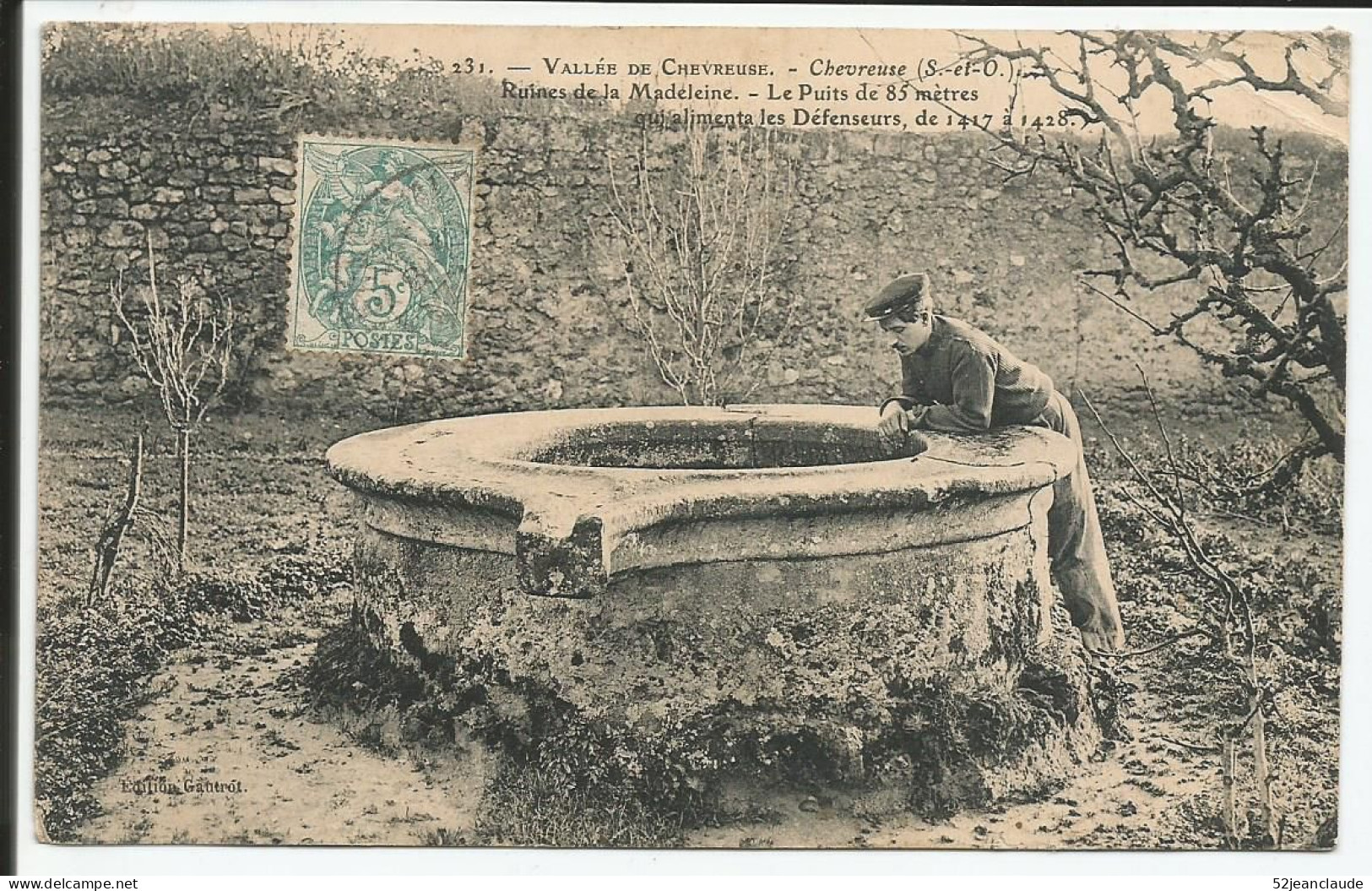 Vallée De Cheuvreuse Ruines De La Madeleine Le Puits   1907    N° 231 - Freneuse