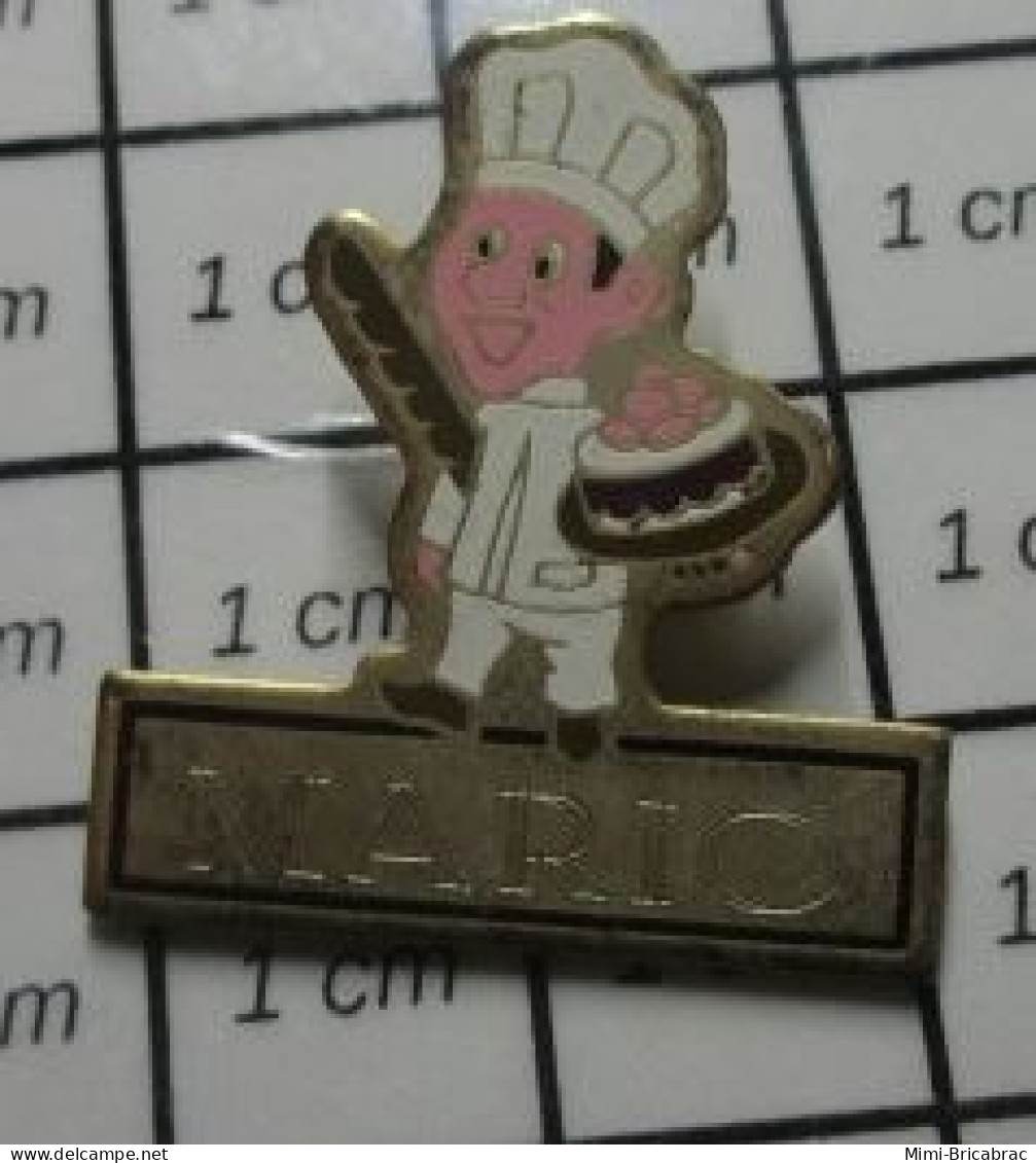 1920 Pin's Pins / Beau Et Rare : ALIMENTATION / GATEAU PAIN  BOULANGER PATISSIER PRENOM MARIO - Food