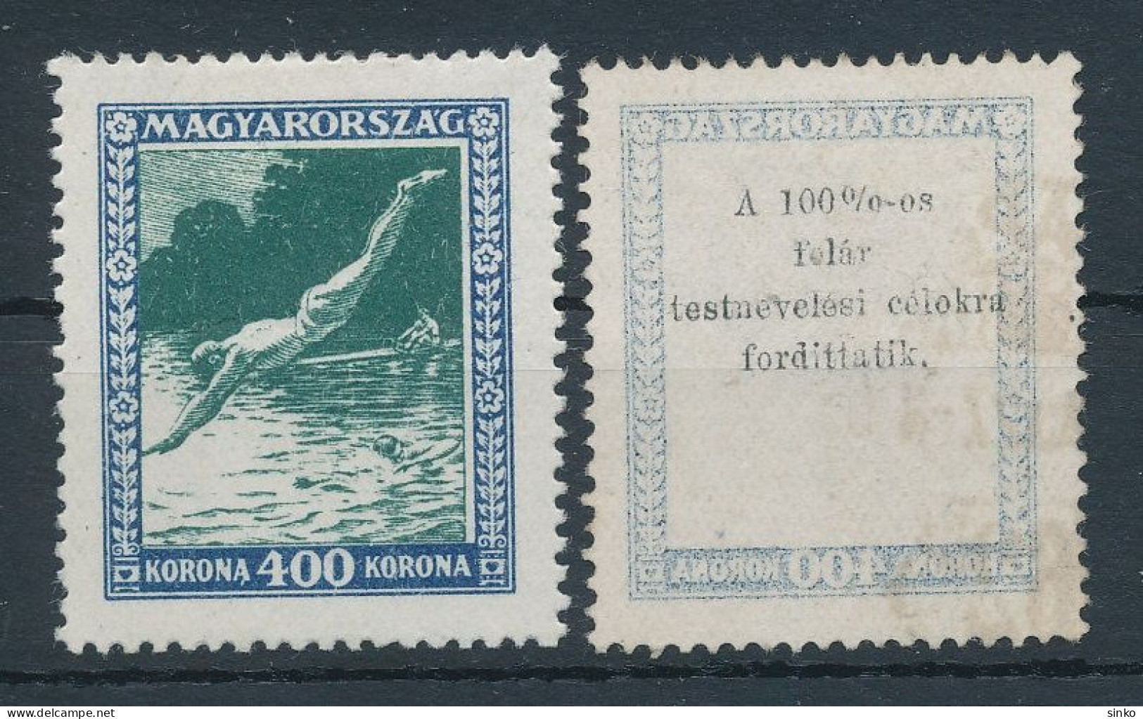 1925. Sport (I.) - Misprint - Errors, Freaks & Oddities (EFO)