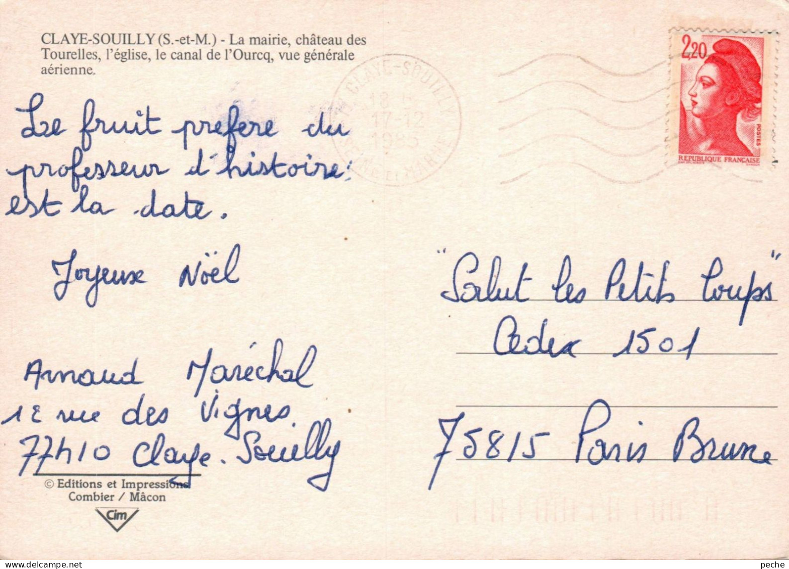 N°616 Z -cpsm Claye Souilly -la Mairie- Multivues- - Claye Souilly
