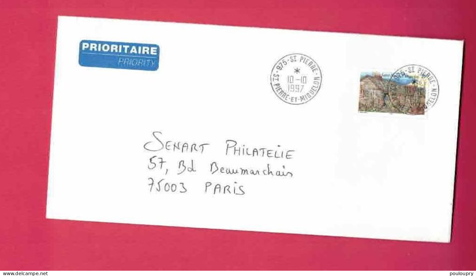 Lettre De 1997 Pour La France - YT ° 644 - La Saline - Briefe U. Dokumente