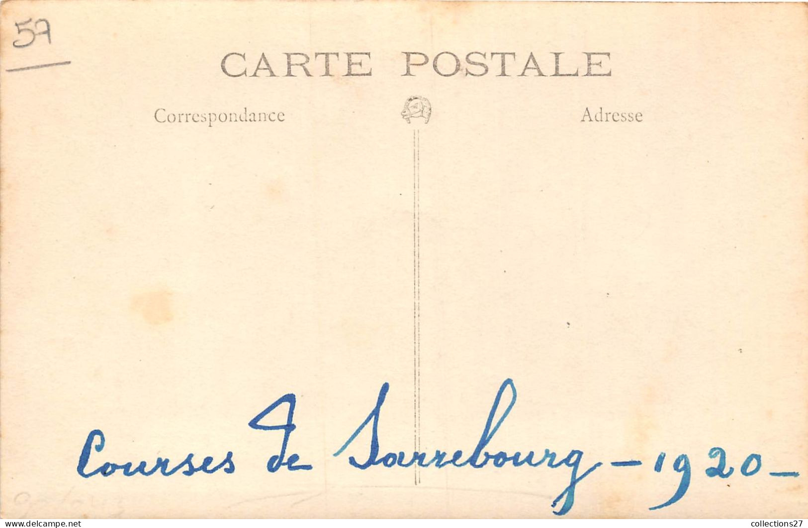 57-SARREBOURG- CARTE-PHOTO- 1920- COURSES DE SARREBOURG - Sarrebourg