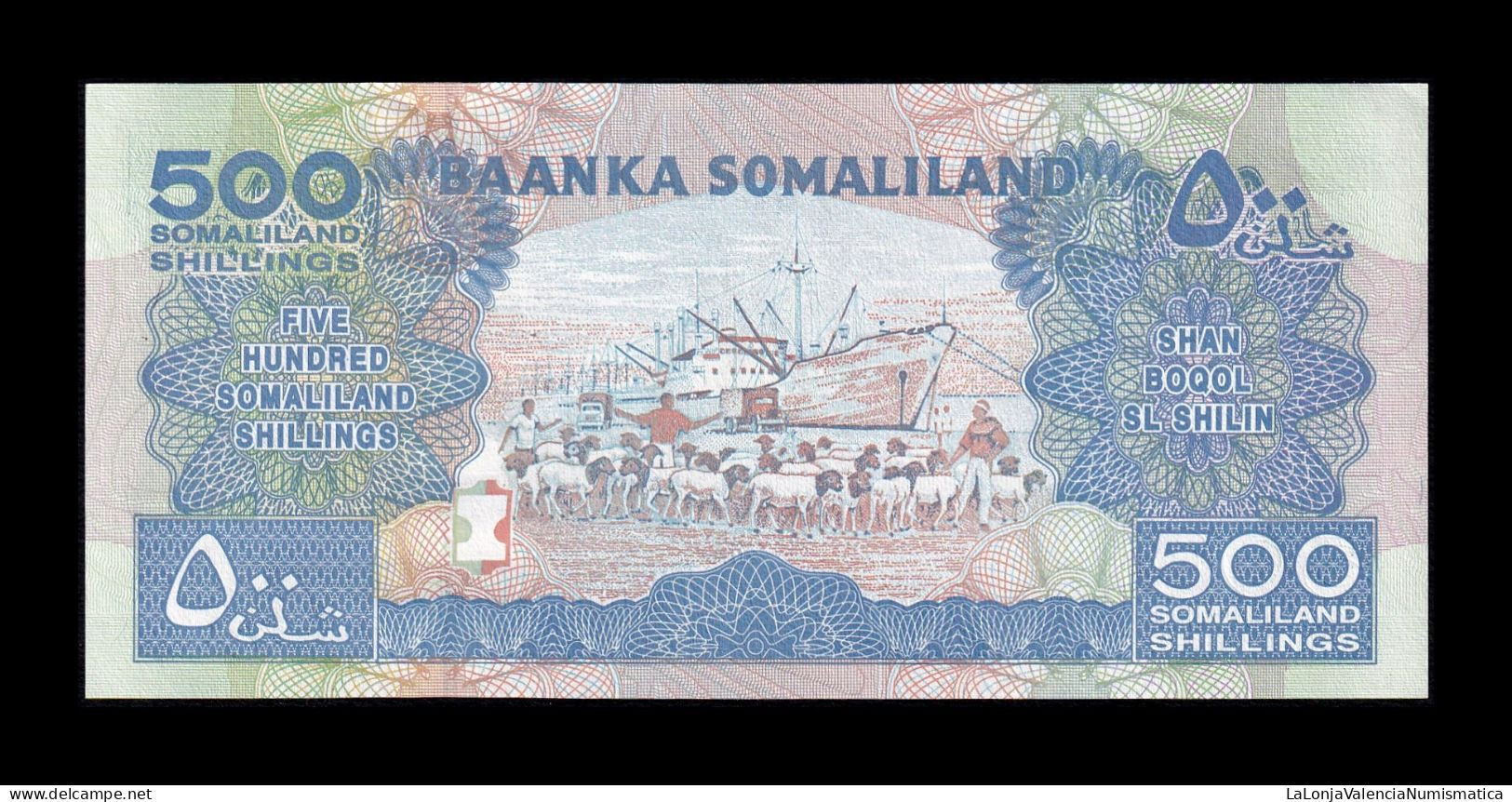 Somalilandia 500 Shillings 2016 Pick 6i Sc Unc - Somalie