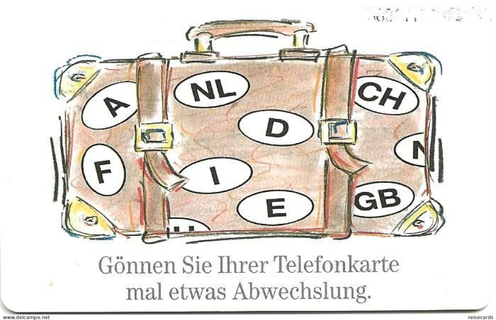 Germany: Telekom PD 2.96 Reisekarte - P & PD-Series: Schalterkarten Der Dt. Telekom