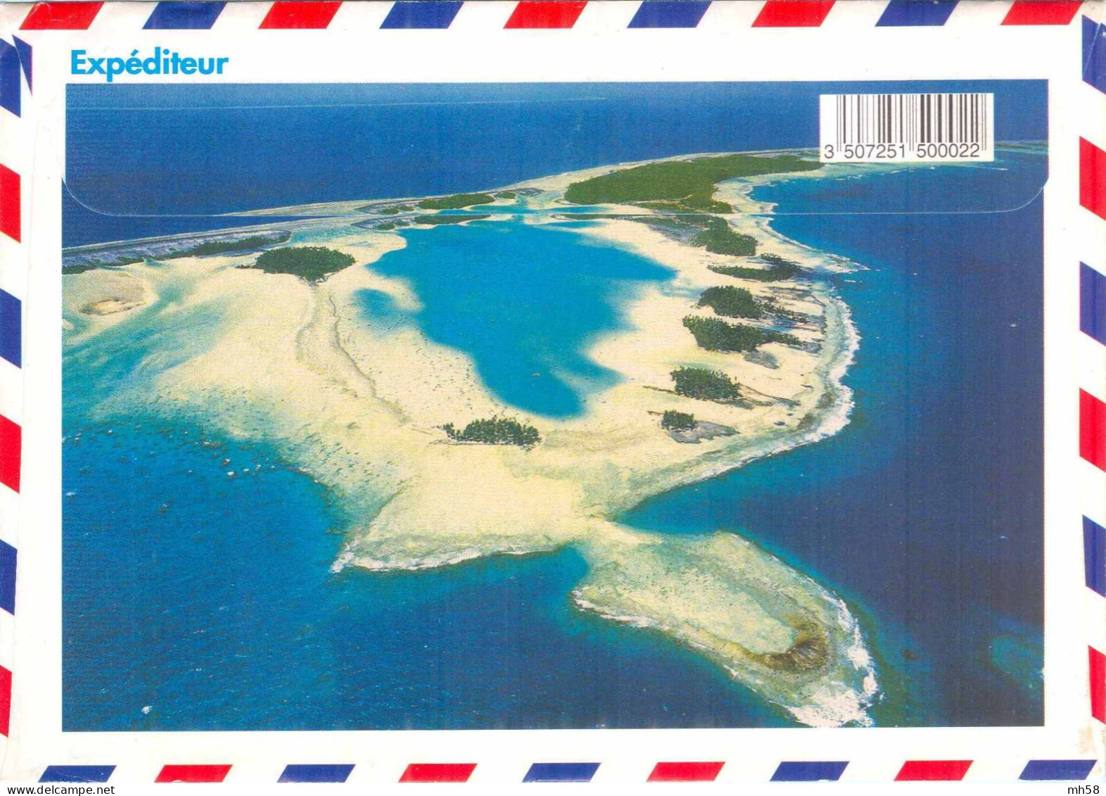 POLYNESIE - N° 545 Du RARE Carnet Tourisme 1997 Sur Enveloppe Illustrée Vers La France - 85 F Régime De Bananes - Briefe U. Dokumente