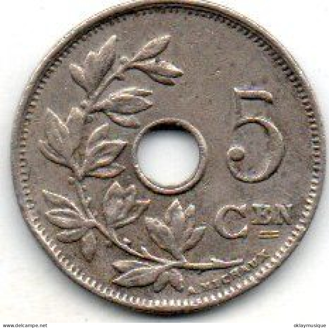 5 Centimes 1922 - 5 Cent