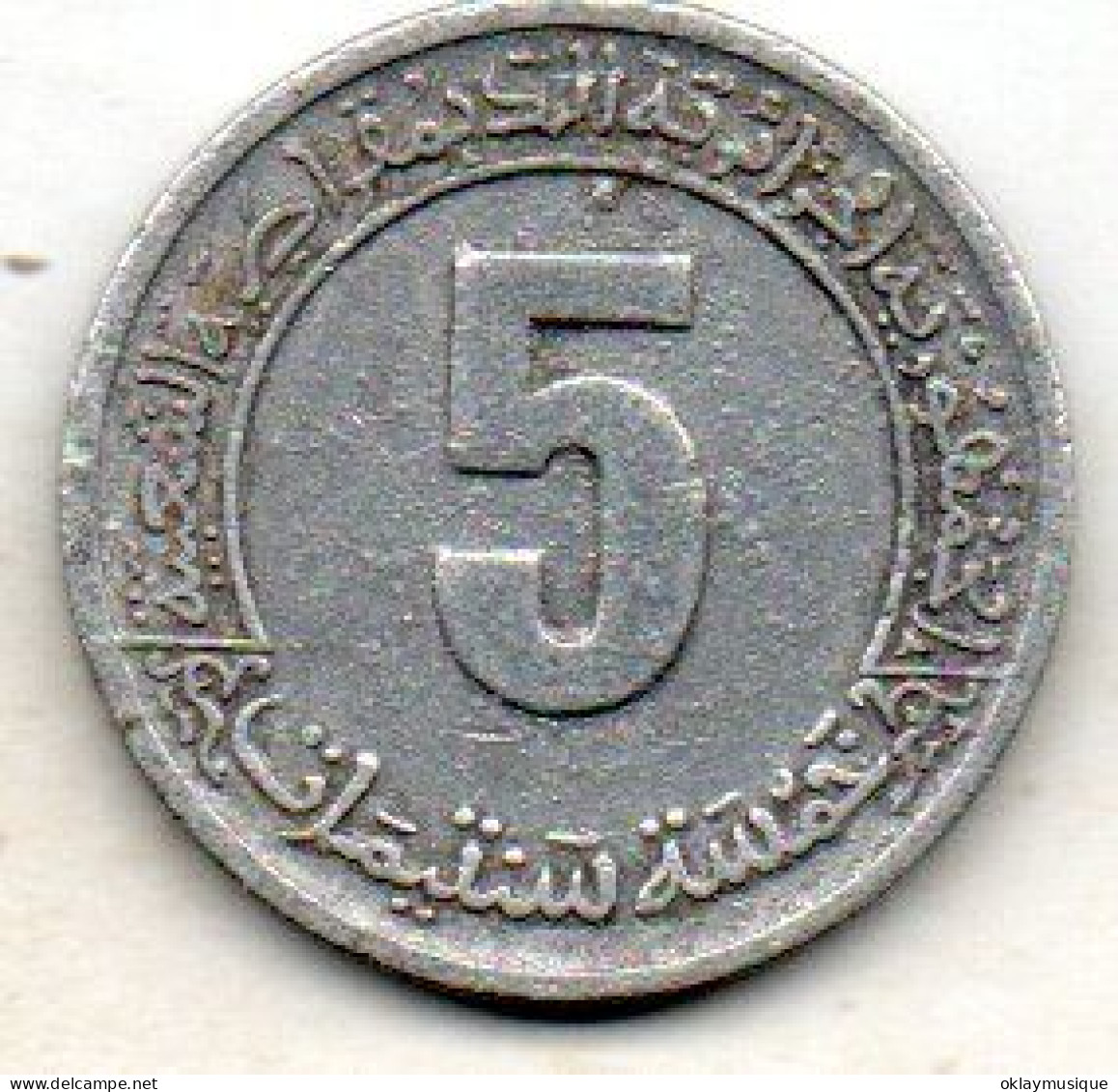 5 Centimes 1974 - Argelia