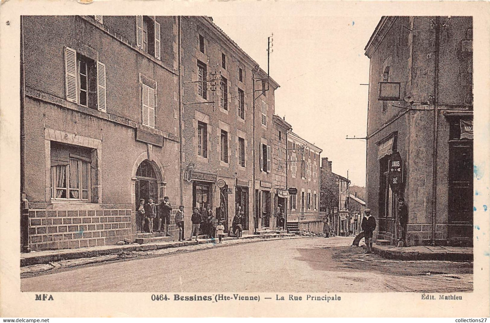 87-BESSINES- LA RUE PRINCIPALE - Bessines Sur Gartempe