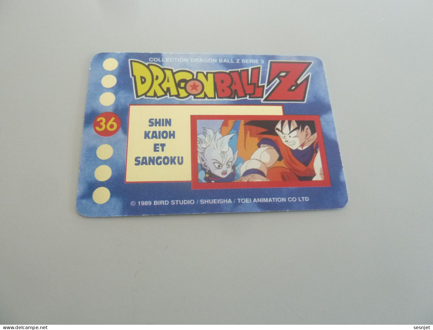 Dragon Ball Z - Série 3 - N° 36 - Shin Kaioh Et Sangoku - Editions Bird Studio -  Année 1989 - - Dragonball Z