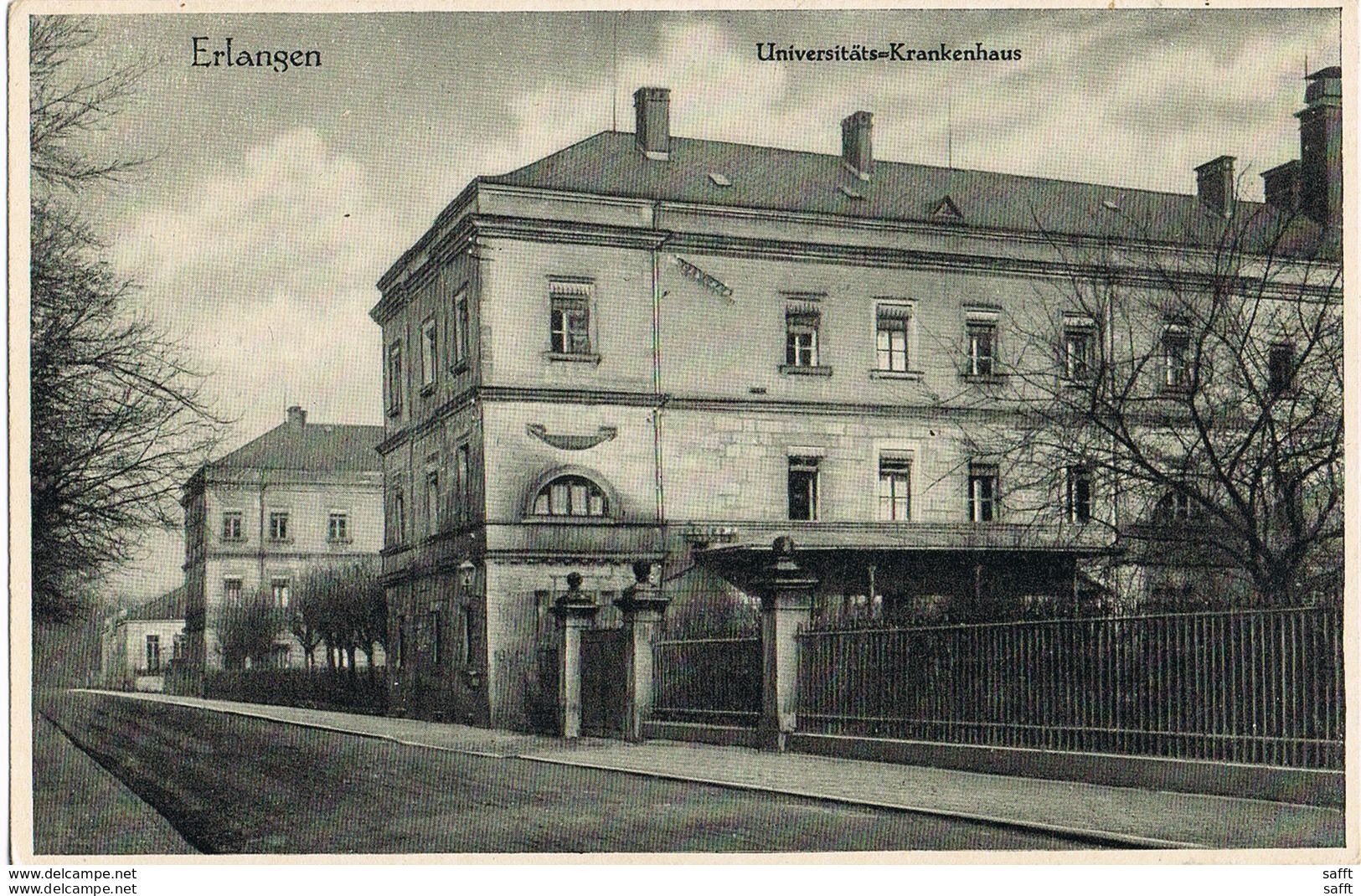 AK Erlangen, Universitäts-Krankenhaus Um 1920 - Erlangen