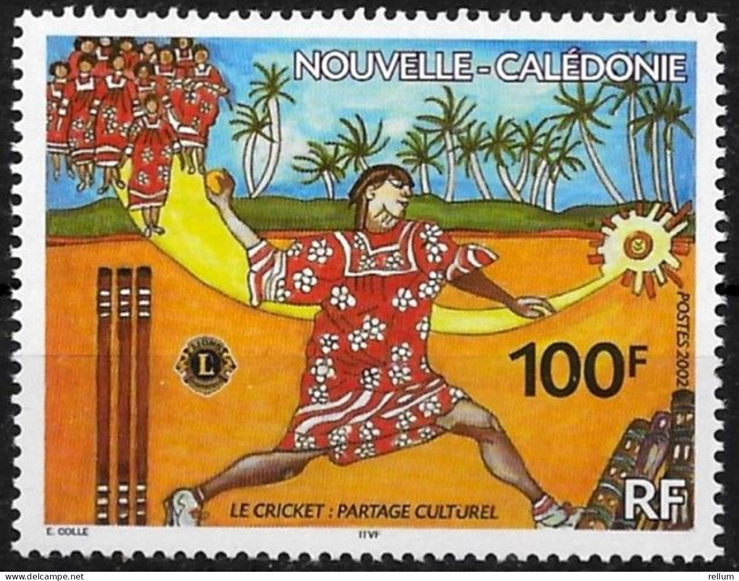 Nouvelle Calédonie 2002 - Yvert Et Tellier Nr. 865 - Michel Nr. 1262 ** - Unused Stamps